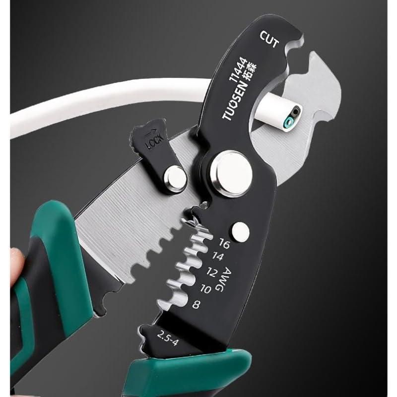 8" Wire Strippers Crimpers Cutter Pliers Multi-Function Hand Tool