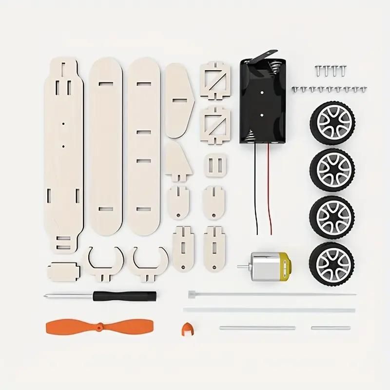 DIY Wooden Airplane Model Kit - Educational Manual Skills Development Tool